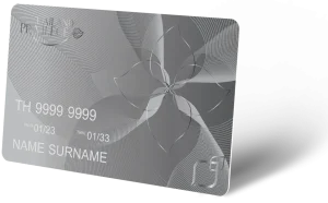 Platinum membership card